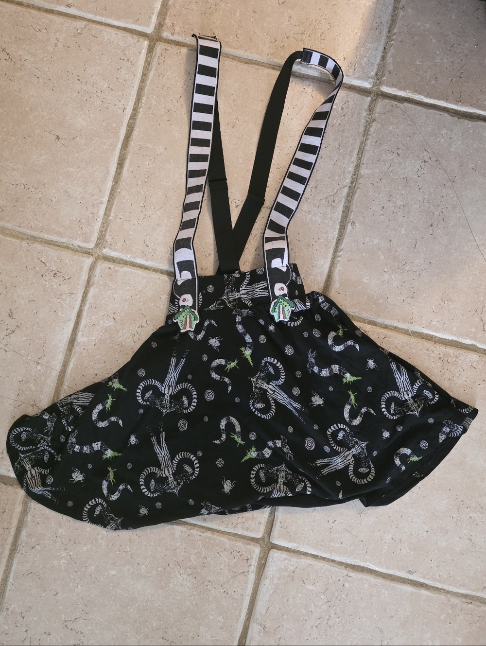 Beetlejuice suspender skirt